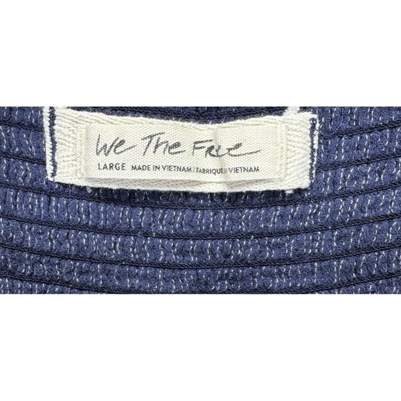 We the Free Womens Large Siena Plaid Pullover Ruffles Smocked Long Sleeve Preppy - Picture 5 of 10